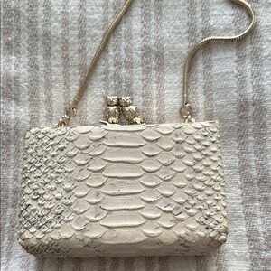 Kate Spade Wedding Belles Love Owls Clutch with chain